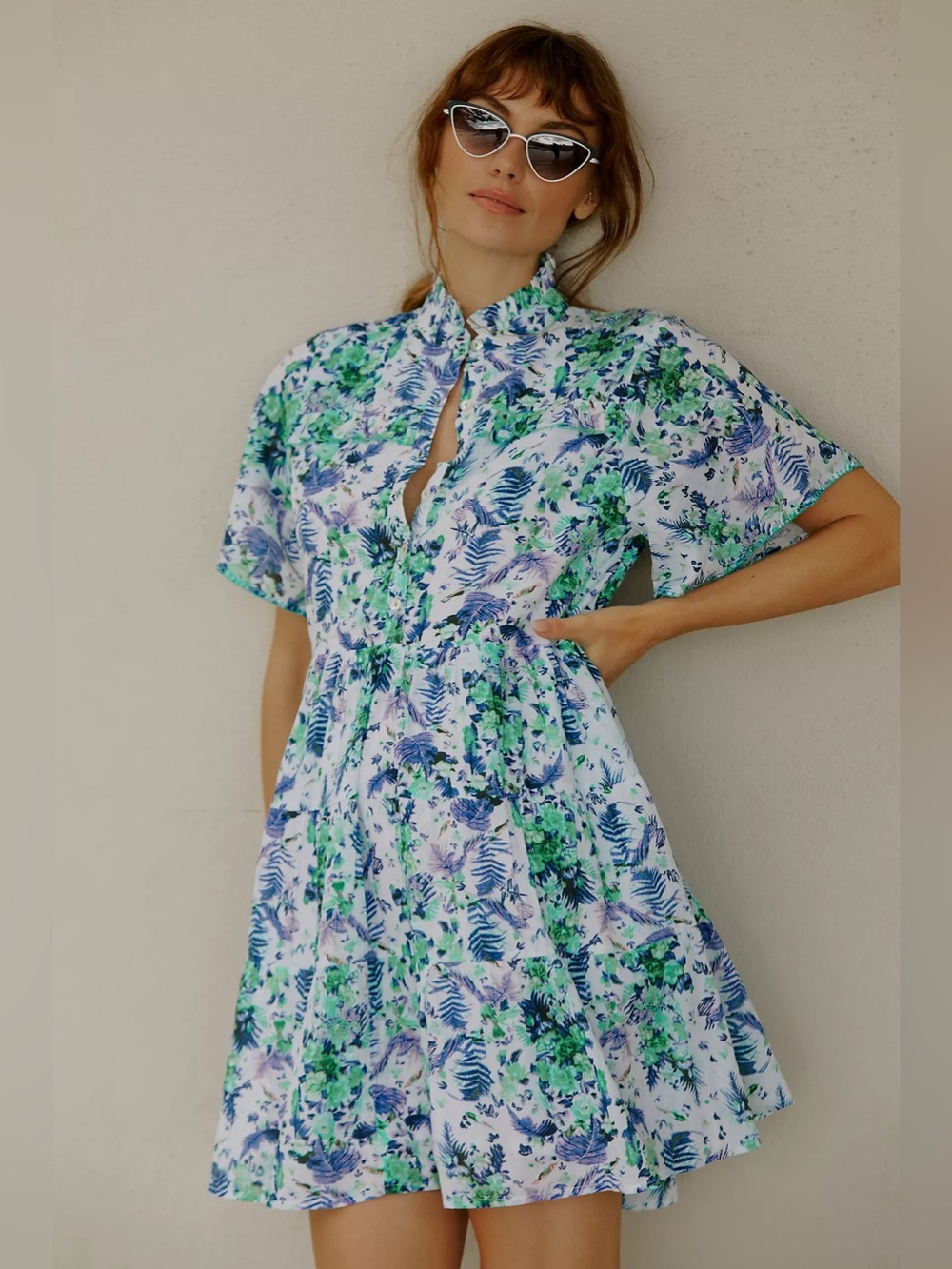 Ro’s Garden Vibeka Floral Mini Dress